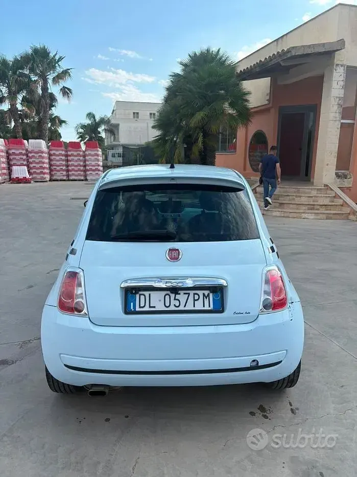 Usata Fiat 500 69 CV (50 kW) 2008 Bluazzurro Berlina