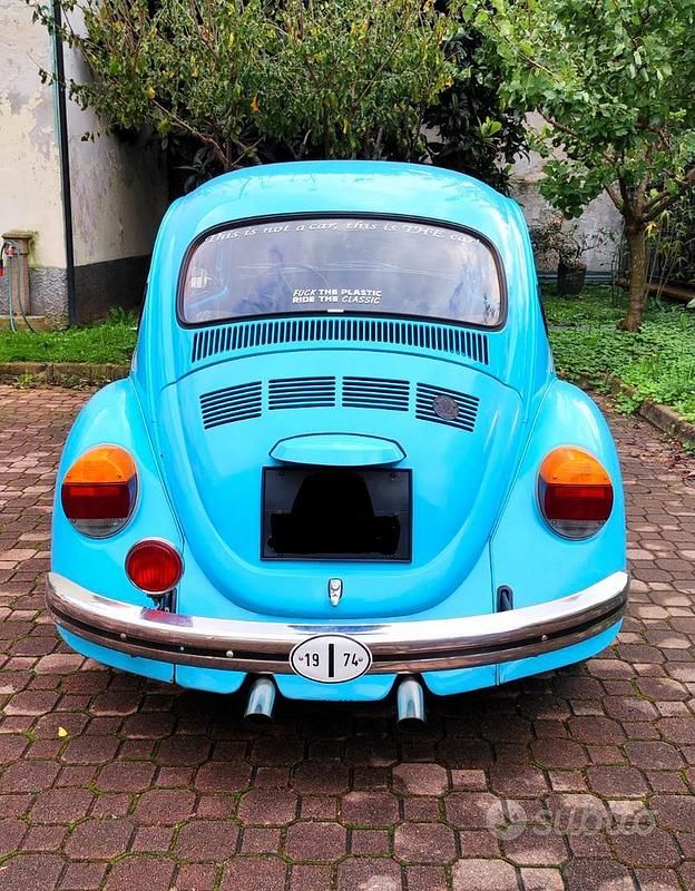 Usata VW Beetle 1970 Blu Utilitaria