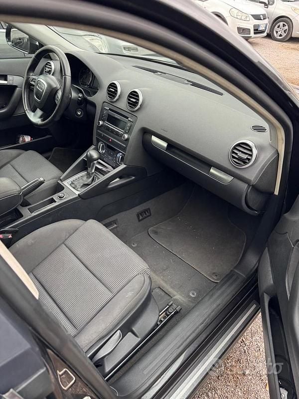 Usata Audi A3 Attraction 169 CV (124 kW) 2010 Nero Utilitaria