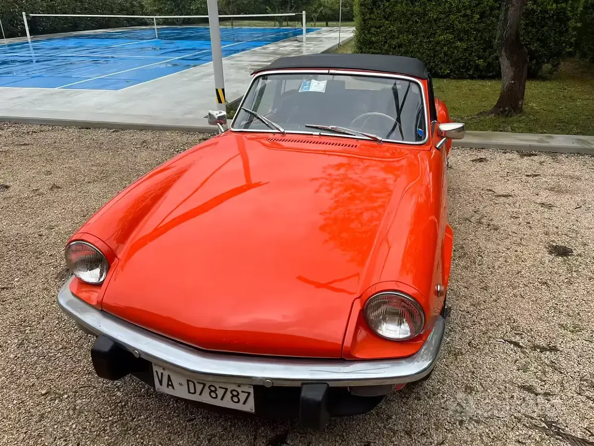 Usata Triumph Spitfire 1970 Rosso Cabrio