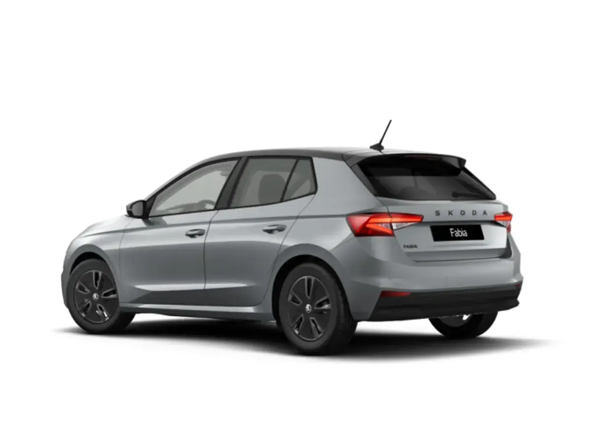 Nuova Skoda Fabia 95 CV (69 kW) 2026 Smokey diamondargento metallizzato nero Utilitaria