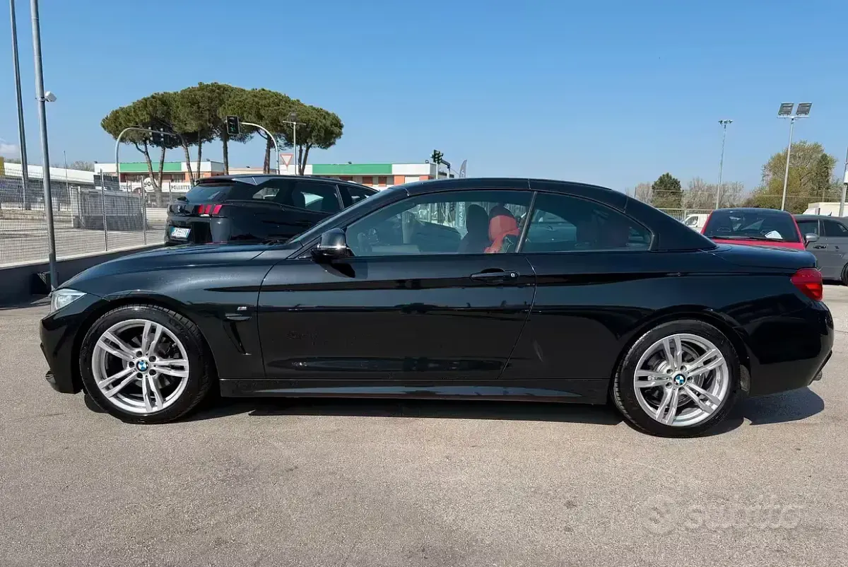 Usata BMW 420 Sport Line 184 CV (135 kW) 2014 Nero metallizzato Cabrio