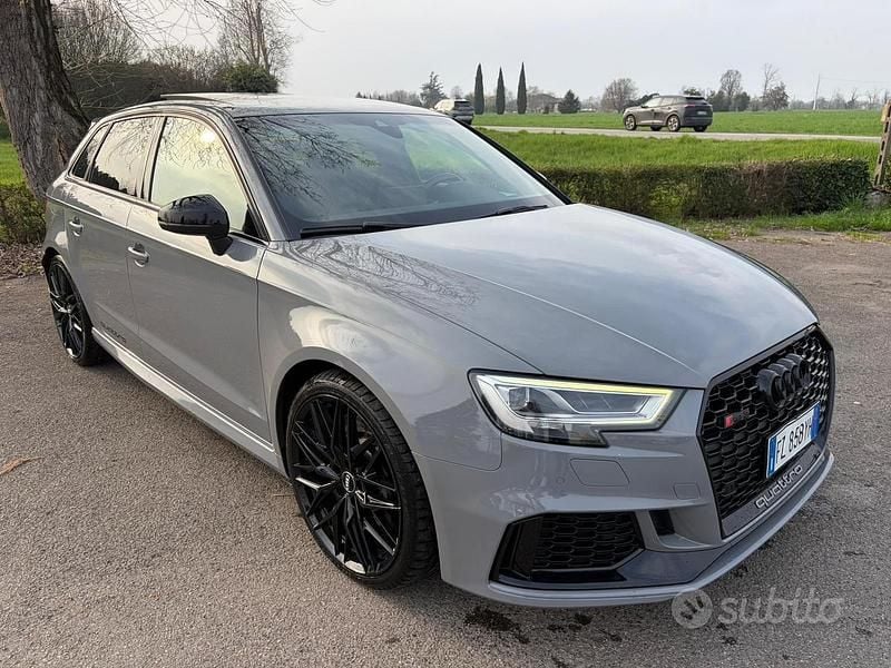 Usata Audi RS3 Premium 400 CV (294 kW) 2019 Grigio Berlina