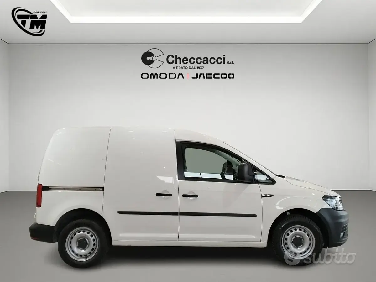 Usata VW Caddy Business 110 CV (80 kW) 2019 Bianco Monovolume