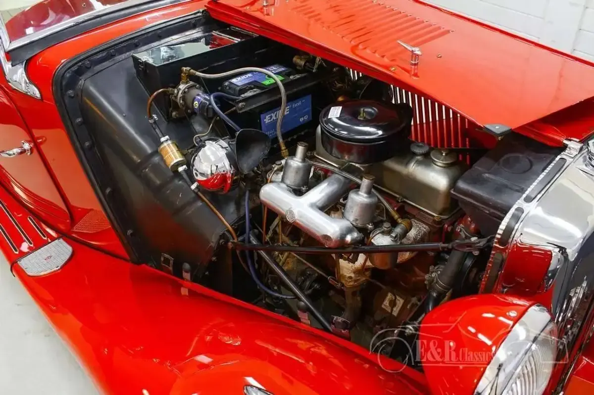 Usata MG TD 54 CV (39 kW) 1953 Rosso Cabrio