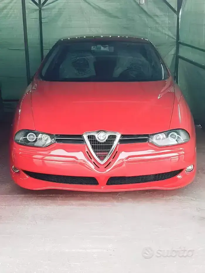 Usata Alfa Romeo 156 190 CV (139 kW) 1998 Rosso Berlina