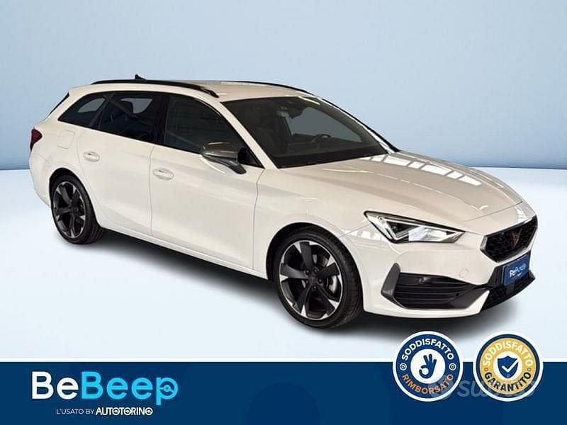 Usata Cupra Leon 150 CV (110 kW) 2024 Bianco pastello Station wagon