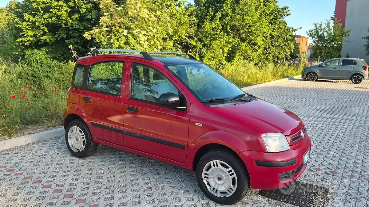 Usata Fiat Panda 60 CV (44 kW) 2009 Rosso Utilitaria