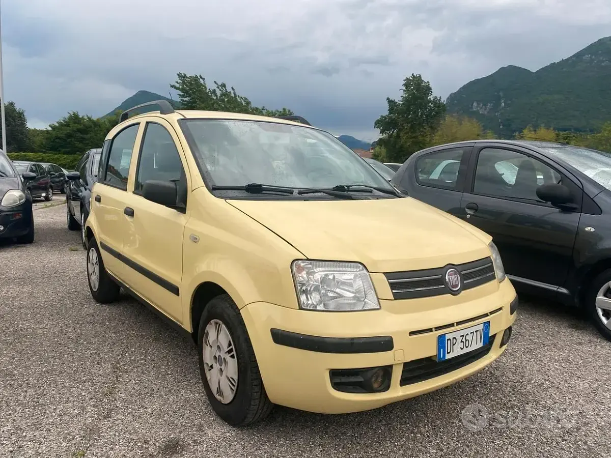 Usata Fiat Panda Dynamic 60 CV (44 kW) 2008 Giallo Utilitaria