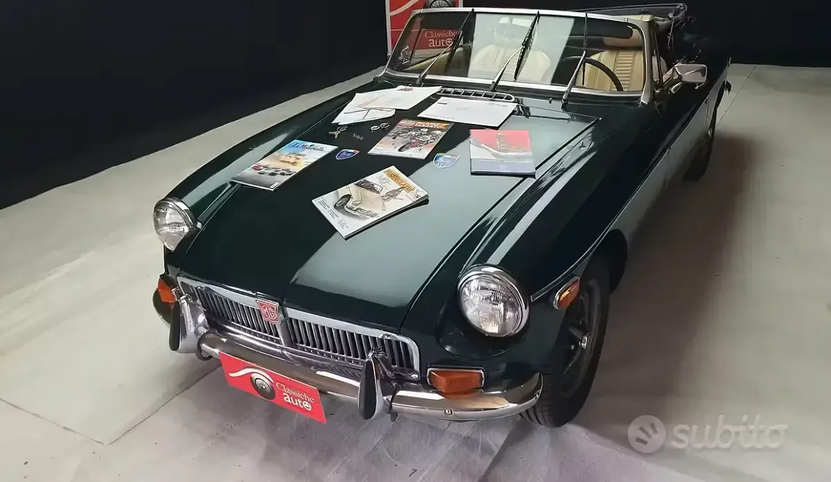 Usata MG B 74 CV (54 kW) 1970 Verde Cabrio