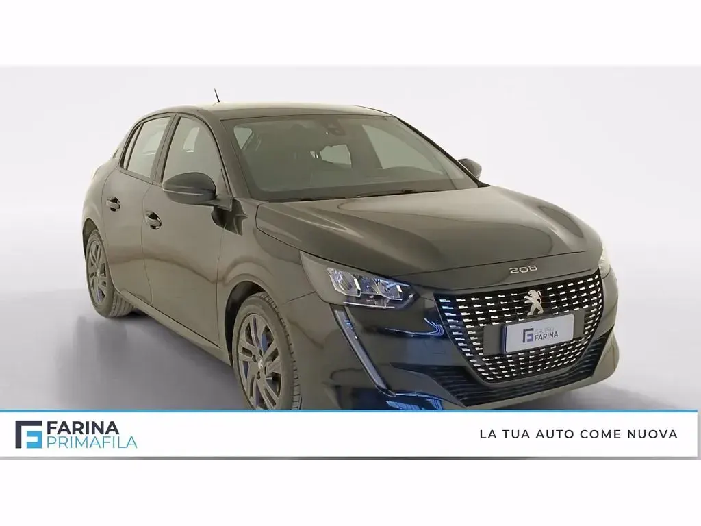 Usata Peugeot 208 Active 75 CV (55 kW) 2021 Nero Utilitaria