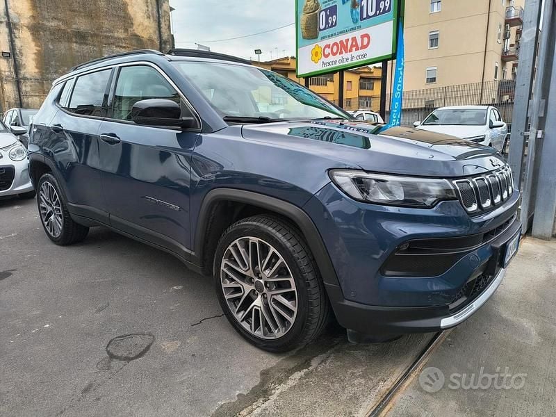 Usata Jeep Compass Night Eagle 131 CV (96 kW) 2022 Blu SUV