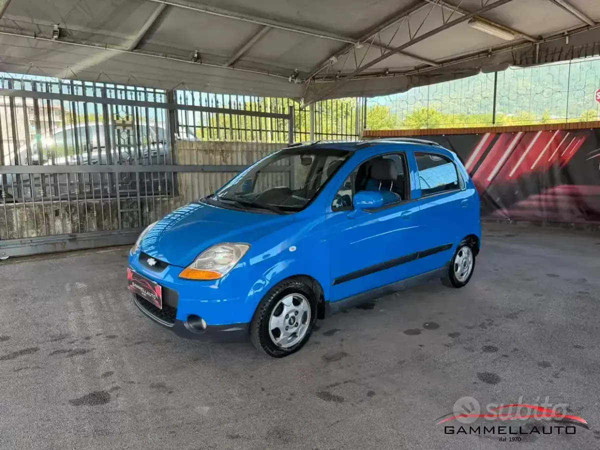Usata Chevrolet Matiz SX 67 CV (49 kW) 2009 Blu Utilitaria