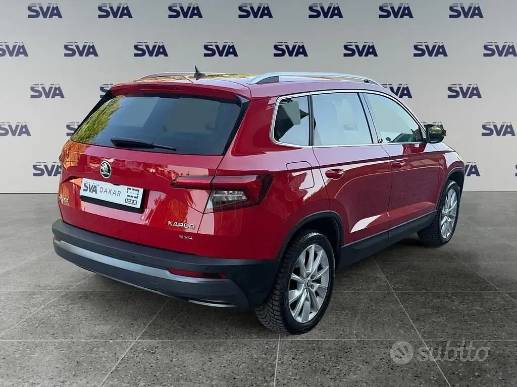 Usata Skoda Karoq Style 150 CV (110 kW) 2018 Rosso SUV