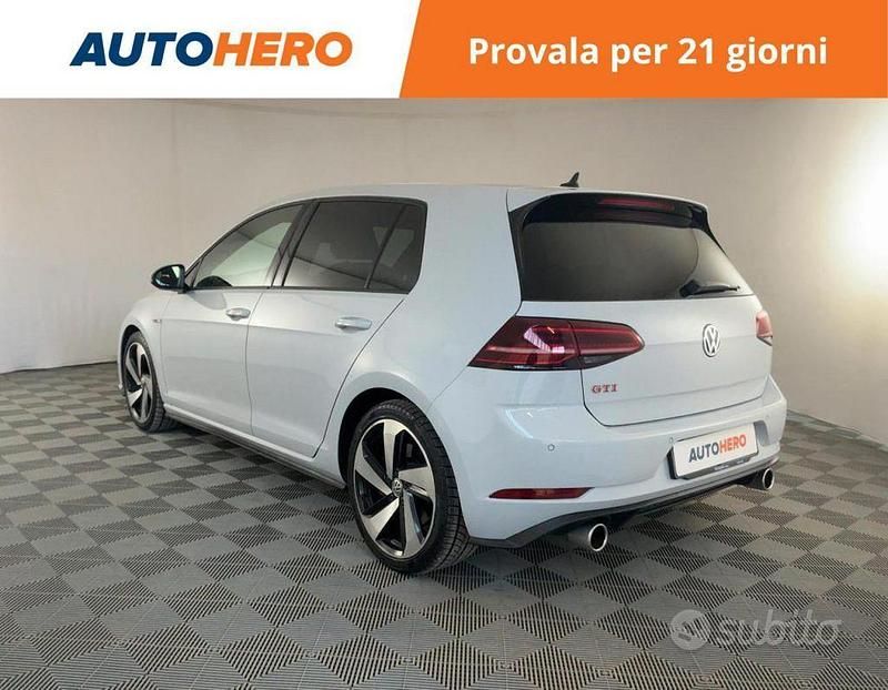 Usata VW Golf VII GTI 245 CV (180 kW) 2018 Bianco Berlina