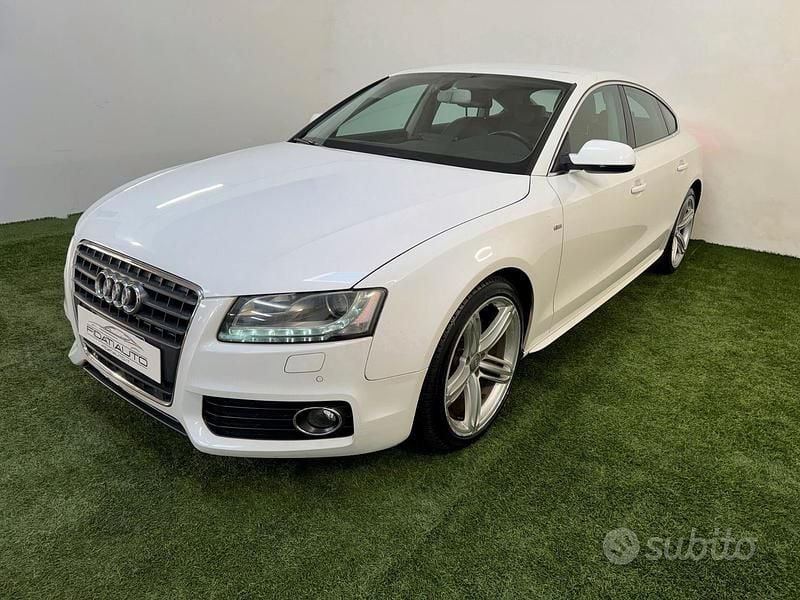 Usata Audi A5 S-Line 210 CV (154 kW) 2011 Bianco Berlina