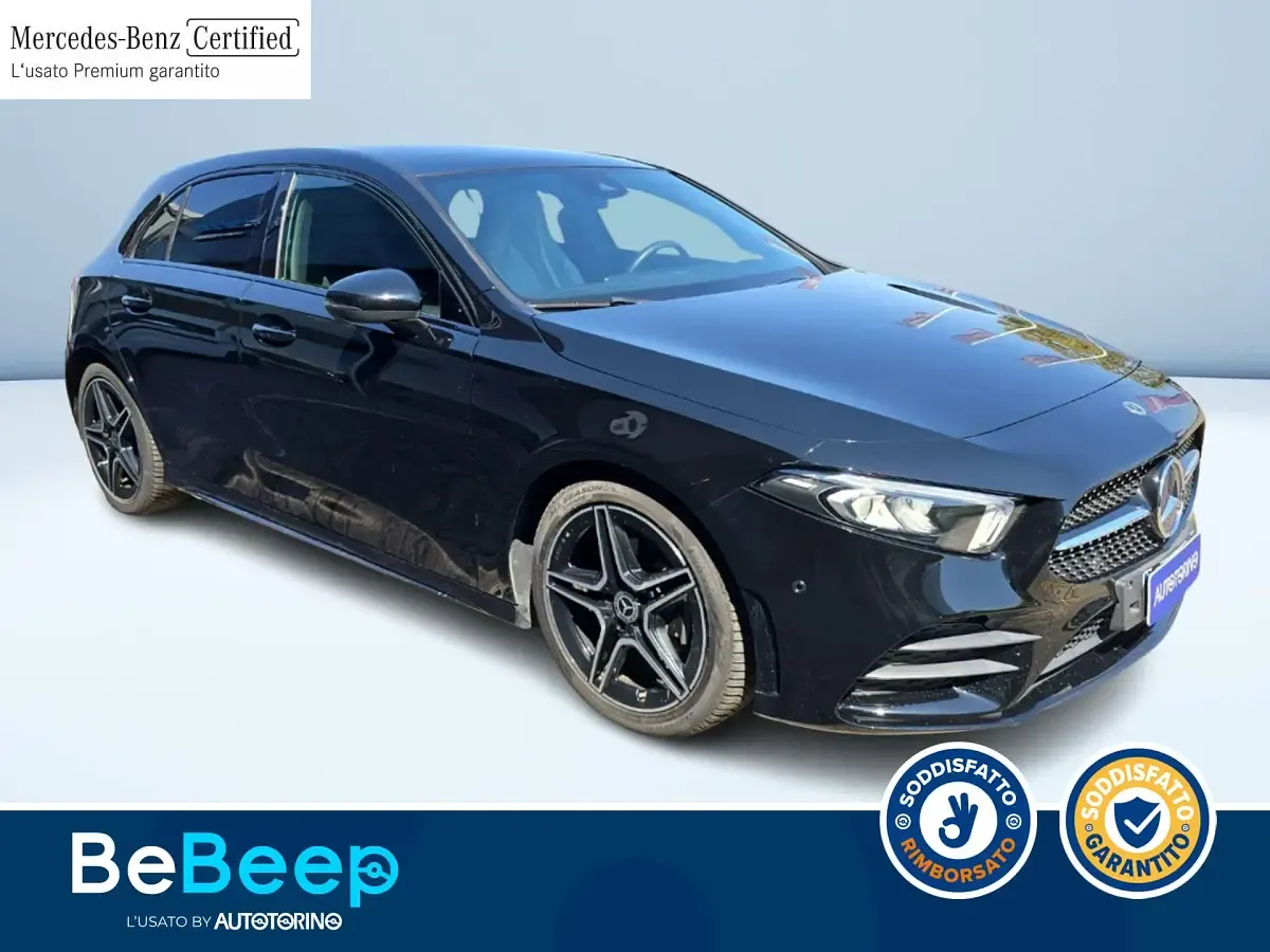 Usata Mercedes A200 Premium 150 CV (110 kW) 2022 Nero metallizzato Berlina