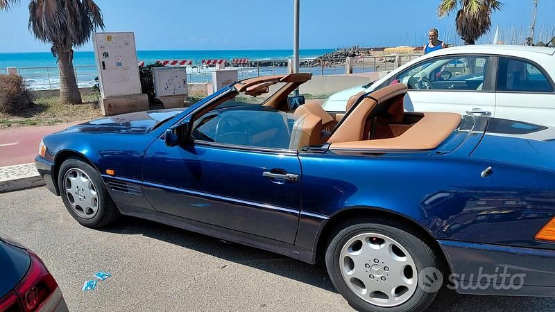 Usata Mercedes SL320 1995 Blu Cabrio