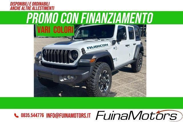 Bianco Nuova 2025 Jeep Wrangler Unlimited Rubicon SUV | 69.400 € (Buon prezzo) - Immagine 1/4