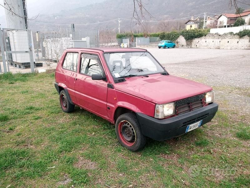 Usata Fiat Panda 54 CV (39 kW) 2001 Rosso Berlina