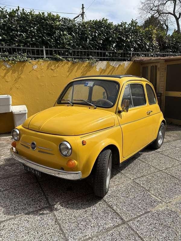 Usata Fiat 500 18 CV (13 kW) 1974 Giallo Utilitaria
