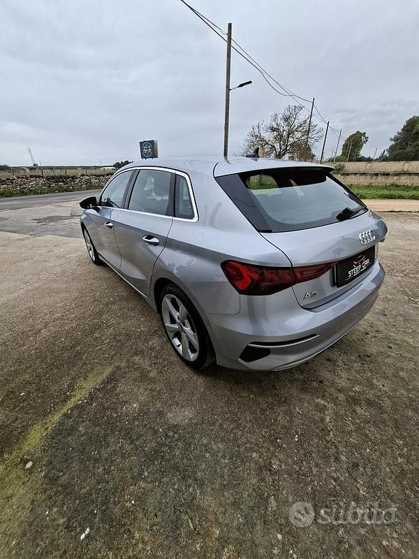 Usata Audi A3 Comfort 150 CV (110 kW) 2020 Grigio Berlina
