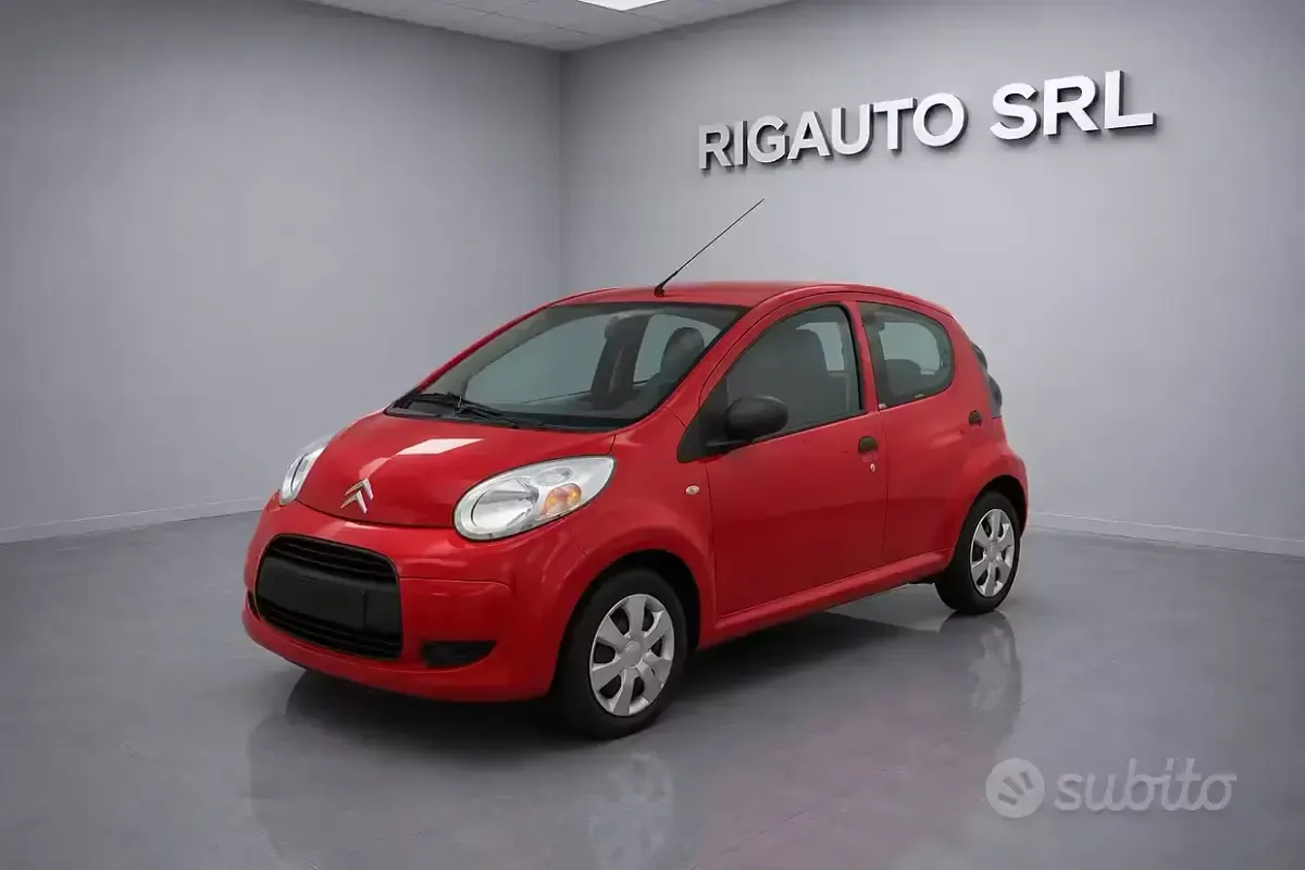 Usata Citroën C1 68 CV (50 kW) 2009 Rosso Utilitaria