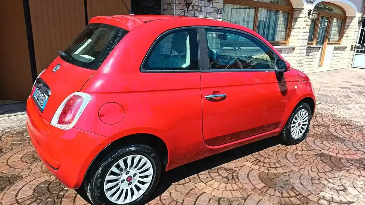 Usata Fiat 500 69 CV (50 kW) 2010 Rosso Berlina