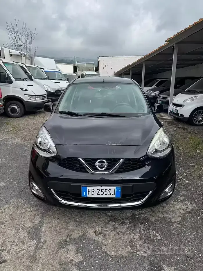 Usata Nissan Micra Tekna 80 CV (58 kW) 2015 Nero Utilitaria