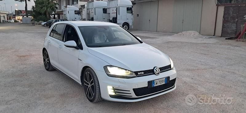 Usata VW Golf VII GTD 2014 Bianco Berlina