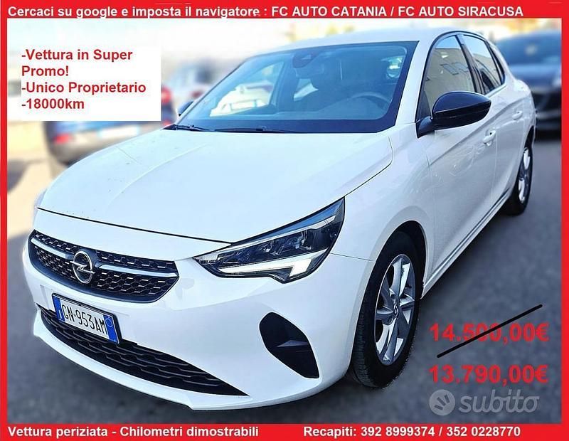 Usata Opel Corsa 101 CV (74 kW) 2023 Bianco Berlina