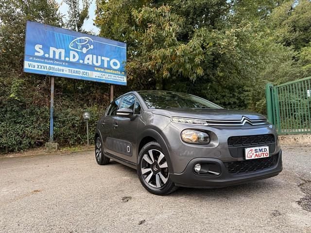 Grigio scuro Usata 2019 Citroën C3 PureTech Due volumi | 9500 € (Buon prezzo) - Immagine 1/4