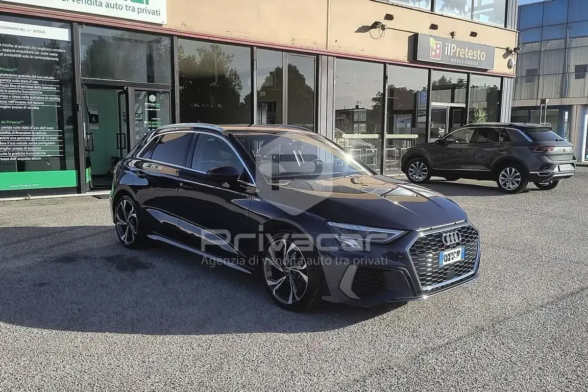 Usata Audi A3 Sportback S-Line 116 CV (85 kW) 2022 Blu Utilitaria
