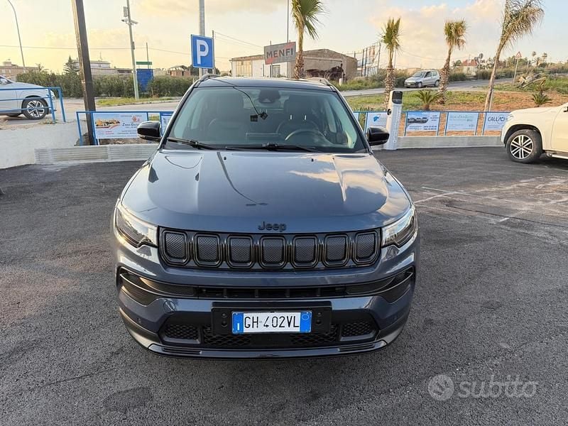 Usata Jeep Compass Night Eagle 130 CV (95 kW) 2022 Blu SUV