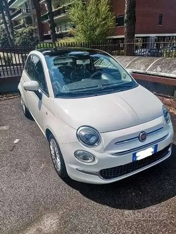 Usata Fiat 500C 69 CV (50 kW) 2017 Bianco Cabrio