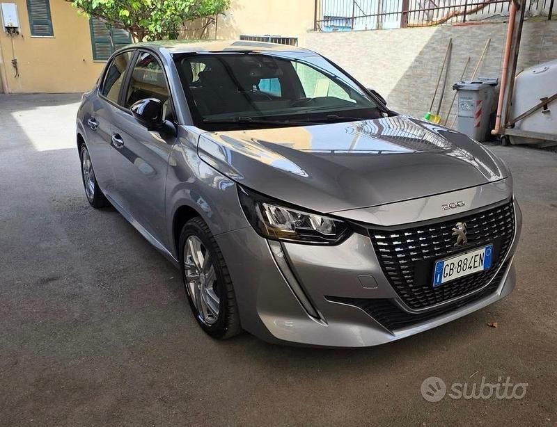 Usata Peugeot 208 101 CV (74 kW) 2020 Grigio Utilitaria