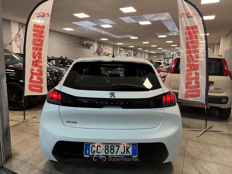 Usata Peugeot 208 Active 75 CV (55 kW) 2020 Bianco Utilitaria