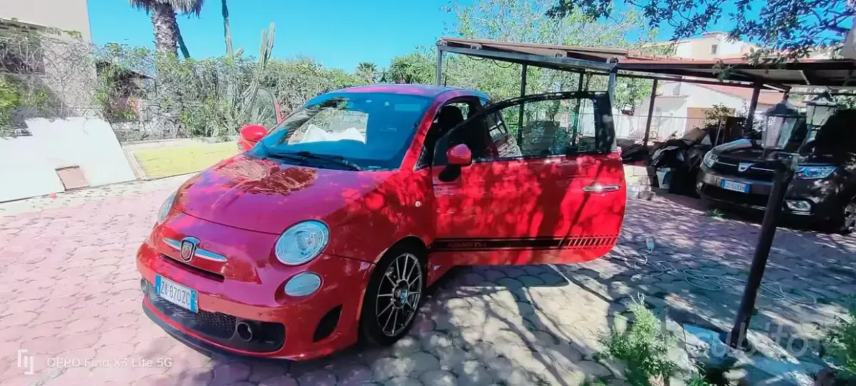Usata Abarth 500 135 CV (99 kW) 2017 Rosso Berlina