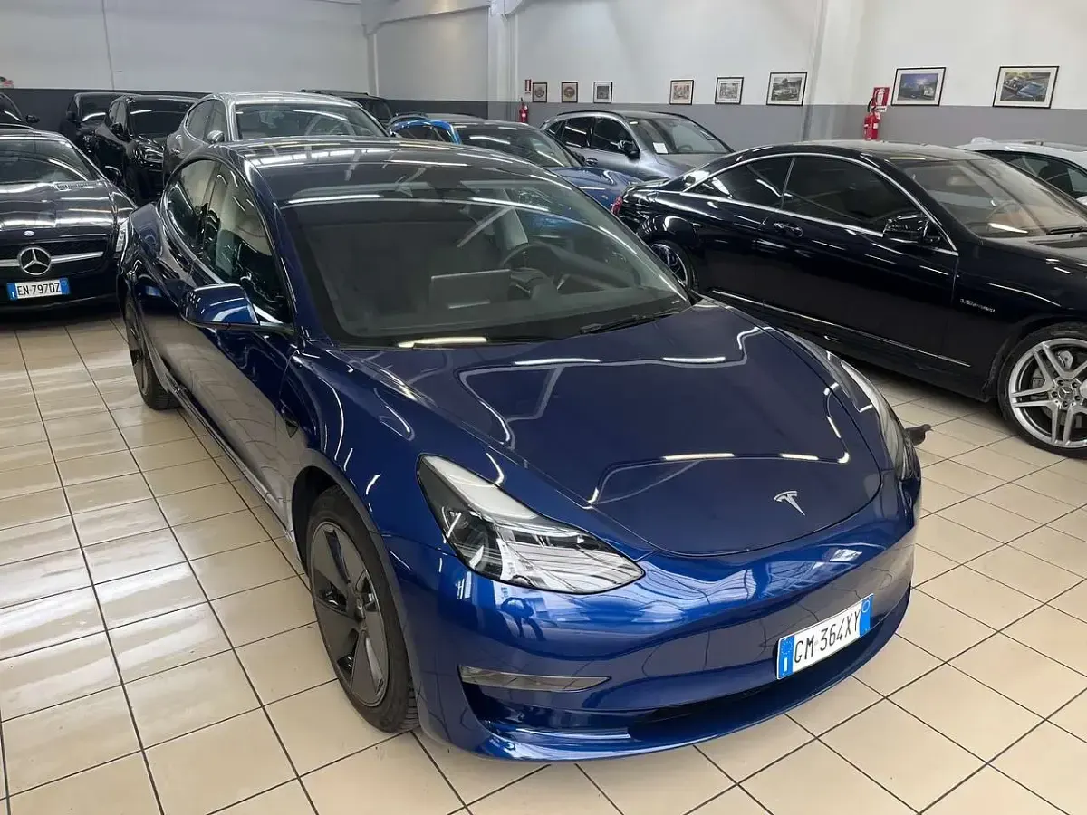 Brugt Tesla Model 3 Performance 155 kW (211 HK) 2023 Blå Sedan