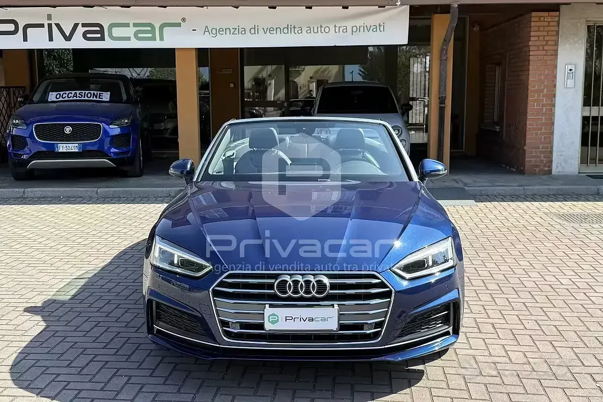 Usata Audi A5 Cabriolet Sport 190 CV (139 kW) 2018 Blu Cabrio