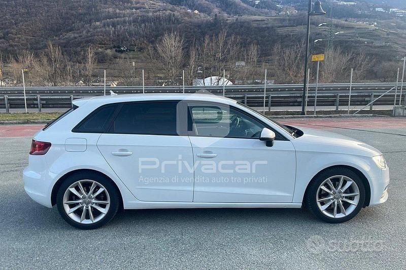 Usata Audi A3 Sportback Ambition 150 CV (110 kW) 2013 Bianco Utilitaria