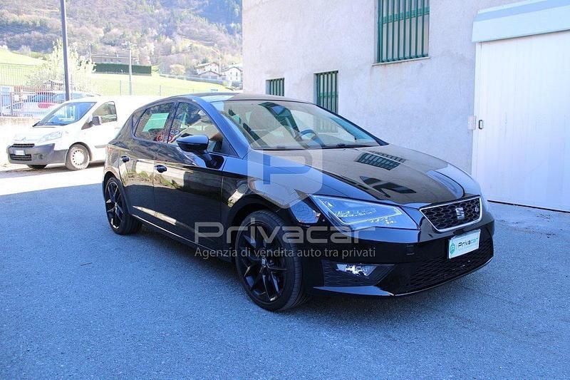 Usata Seat Leon FR 150 CV (110 kW) 2015 Nero Berlina