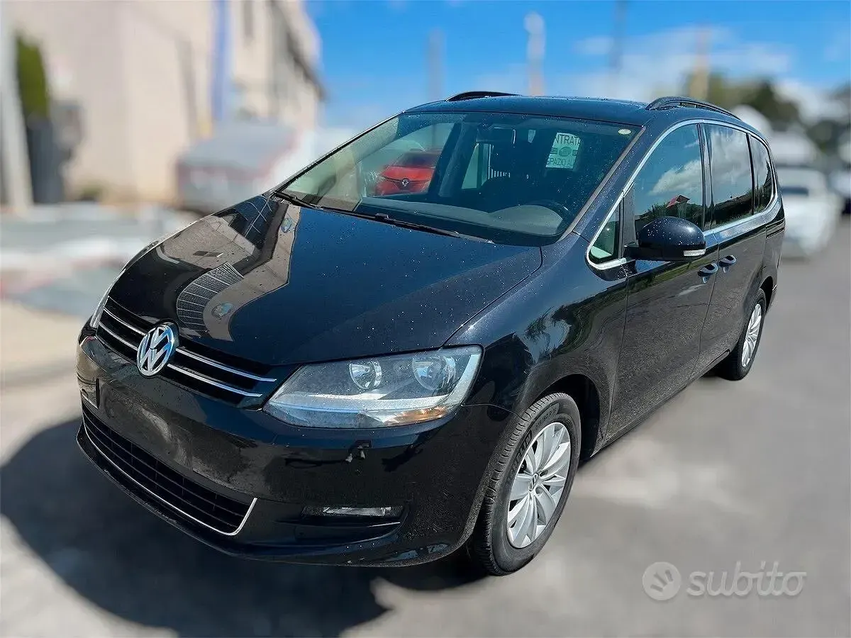Usata VW Sharan Highline 140 CV (102 kW) 2014 Nero Monovolume