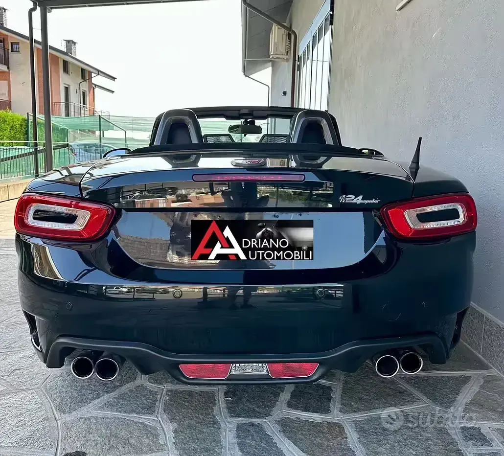 Usata Abarth 124 Spider 170 CV (125 kW) 2018 Nero Cabrio