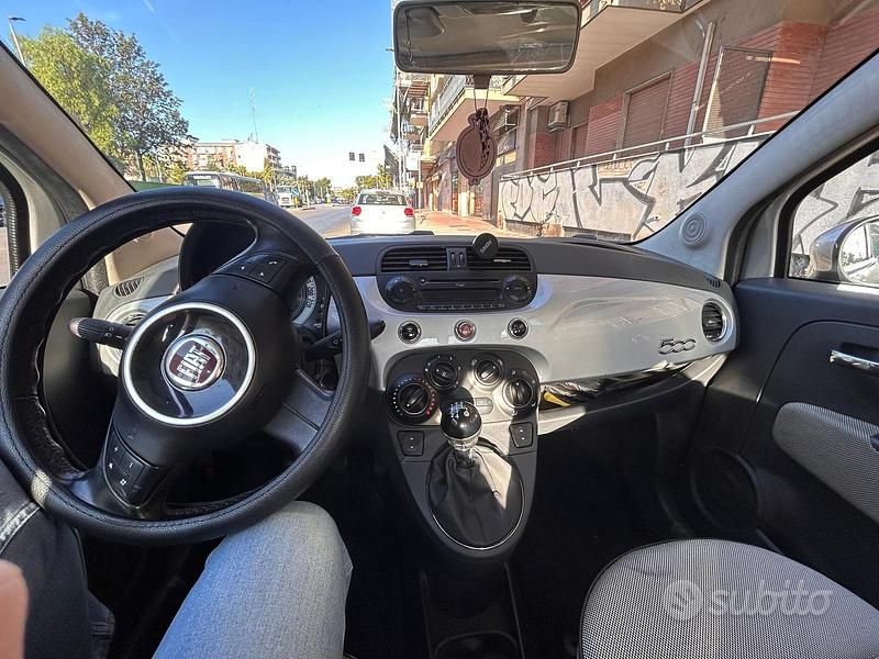 Usata Fiat 500 Lounge 75 CV (55 kW) 2009 Grigio Utilitaria