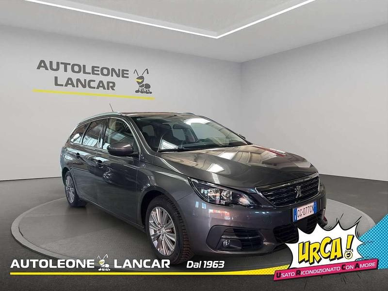 Grigio Usata 2021 Peugeot 308 SW Allure Station wagon | 14.480 € (Buon prezzo) - Immagine 1/4