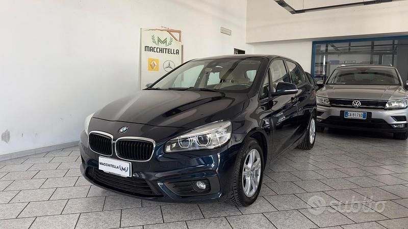 Usata BMW 216 Active Tourer 885 CV (650 kW) 2015 Blu Monovolume