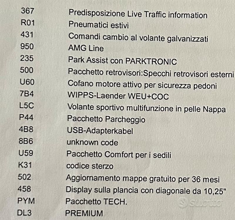 Usata Mercedes A180 136 CV (100 kW) 2022 Nero Berlina