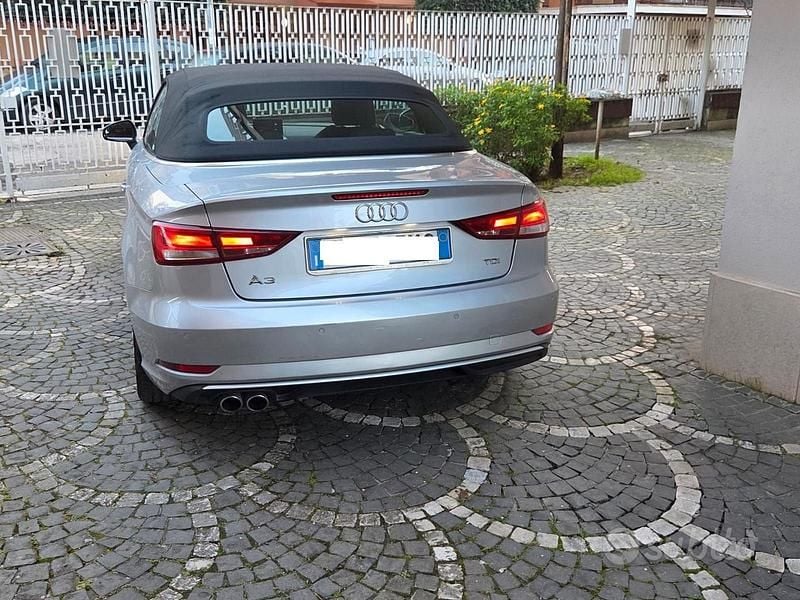 Usata Audi A3 Cabriolet Business 150 CV (110 kW) 2017 Grigio Cabrio