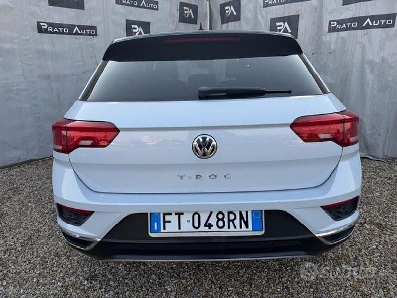 Usata VW T-Roc Advance 115 CV (84 kW) 2019 Bianco SUV